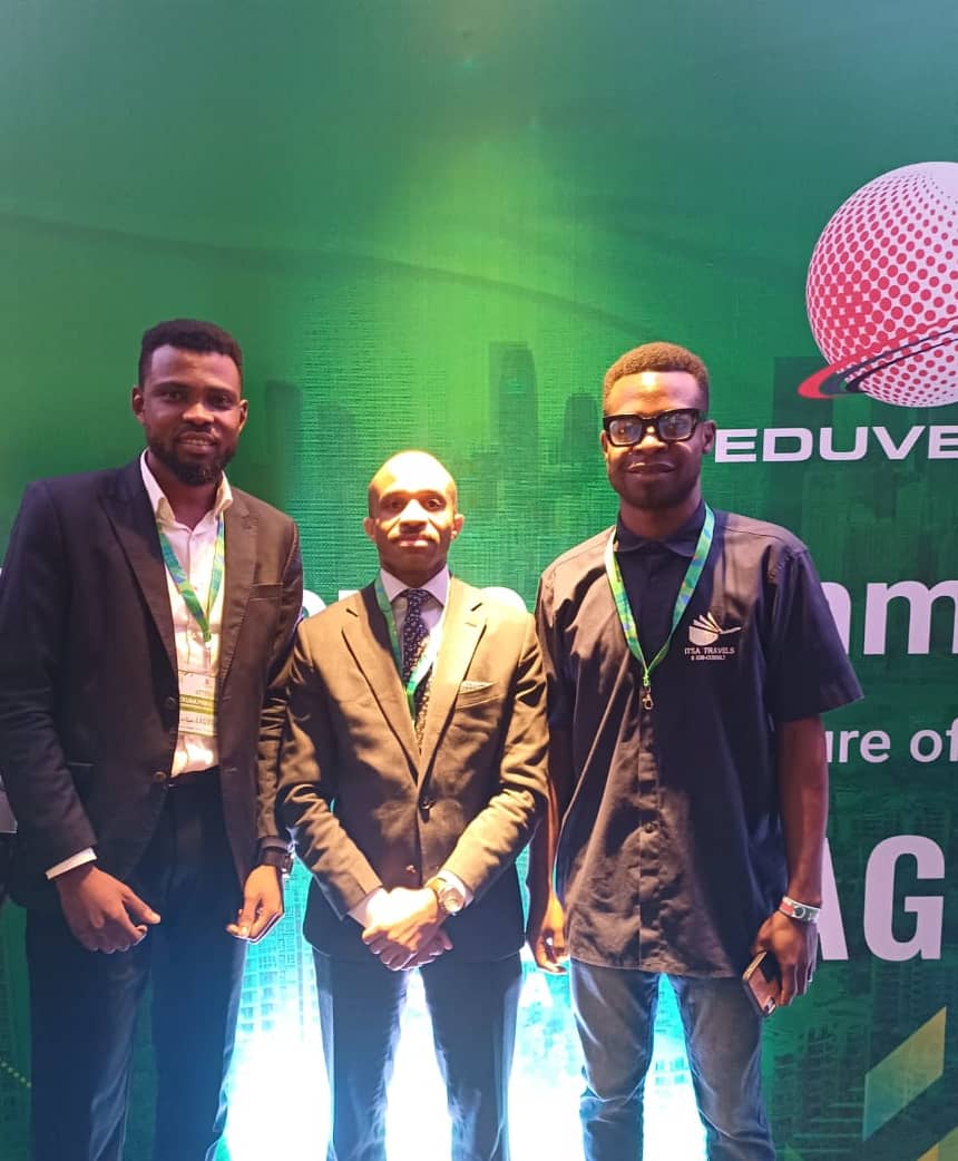From left is Mr. Muyiwa Sanusi of SOSIEC and in the middle is Senior Deputy High Commissioner of Canada 🇨🇦 to Nigeria on Trade and Investment. 
#EduverseSummit2024
#MarriotHotelLagos #studyabroad #Nigeria 🇳🇬 #canada 🇨🇦 #sosiec