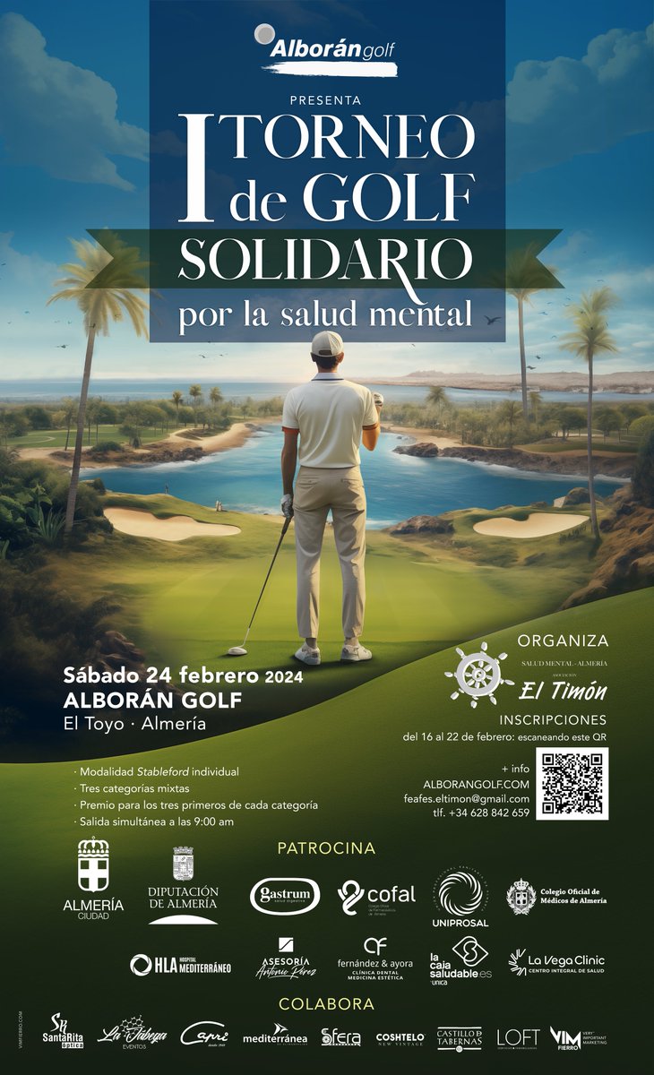 ¡Abiertas las inscripciones para el I torneo de golf solidario por la salud mental! 
Plazas limitadas no te quedes sin la tuya. ⛳
eltimon.org/events/i-torne…