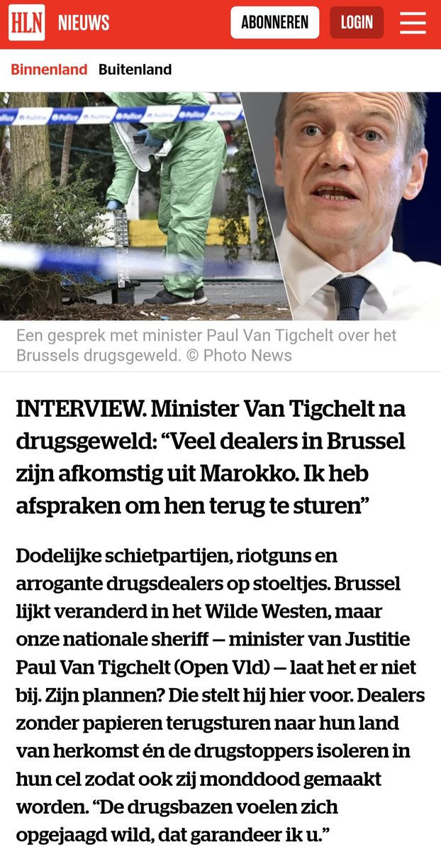 WimVanOsselaer1's tweet photo. #Factcheck op propaganda van Paul Van Tigchelt:

👉 citaat Van Tigchelt op HLN: ´Drugbazen voelen zich opgejaagd wild´ 
👉 artikel 2 HLN (zelfde dag!): ´Dag na moord wordt er openlijk (!) verder gedeald en stellen dealers nog steeds wet op straat.´

#SintGillis #Brussel #Peterbos https://t.co/0JA3NvVx9V