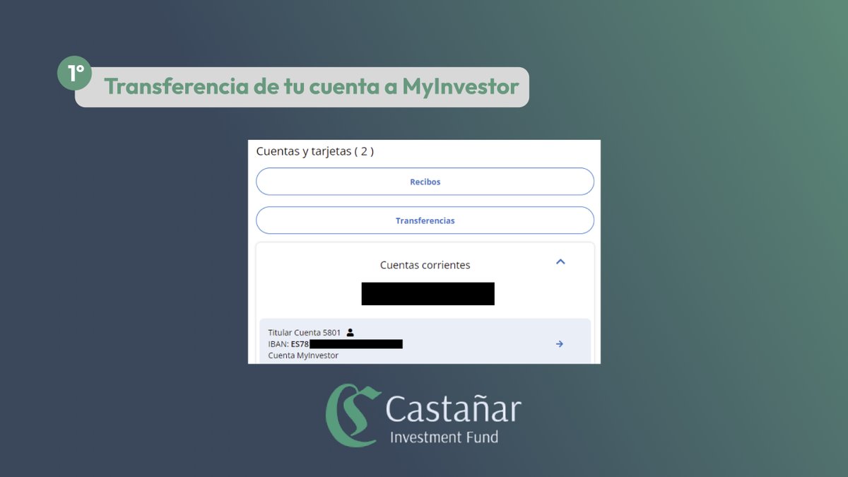 Transferencia de tu cuenta a MyInvestor.