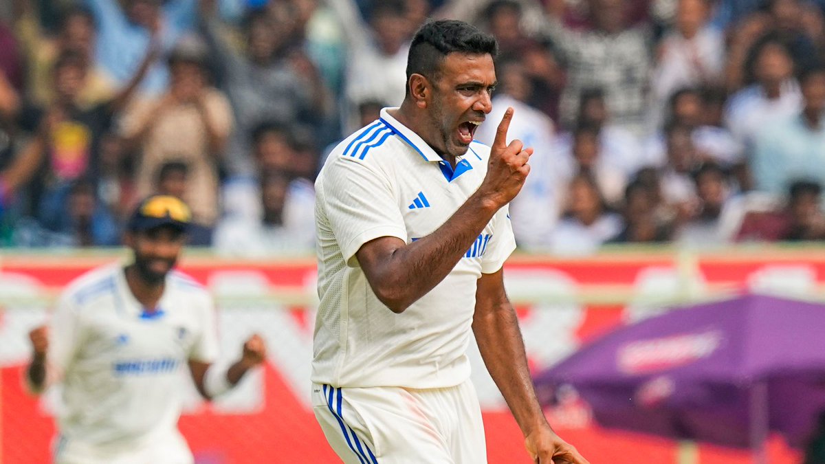 DineshKarthik's tweet photo. From Chennai to the cricketing cosmos, @ashwinravi99's journey to 500 Test wickets is a saga of grit, guile, and unrivaled skill. A monumental achievement that cements his legacy in the annals of cricketing history. 
Bravo, Ashwin!

#INDvENG https://t.co/R7hNC7QV9M