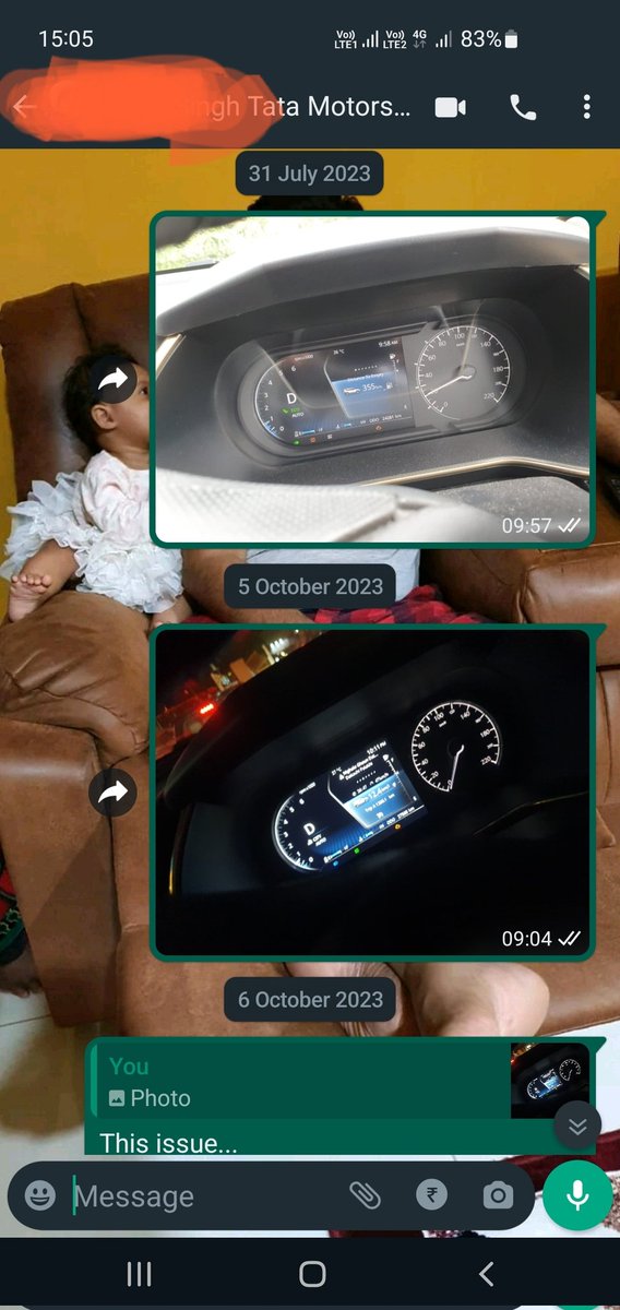 drabhinayneuro's tweet photo. @TataMotors @RNTata2000 @tata_cars Dear Sir, Safari 2021. The Engine Malfunction sensor was being displayed on the MID since July 2023. The Workshop people failed to diagnose till Nov and now denying to fit the knock out sensor under warranty..Pls help me.. https://t.co/Yw0t1I0baN