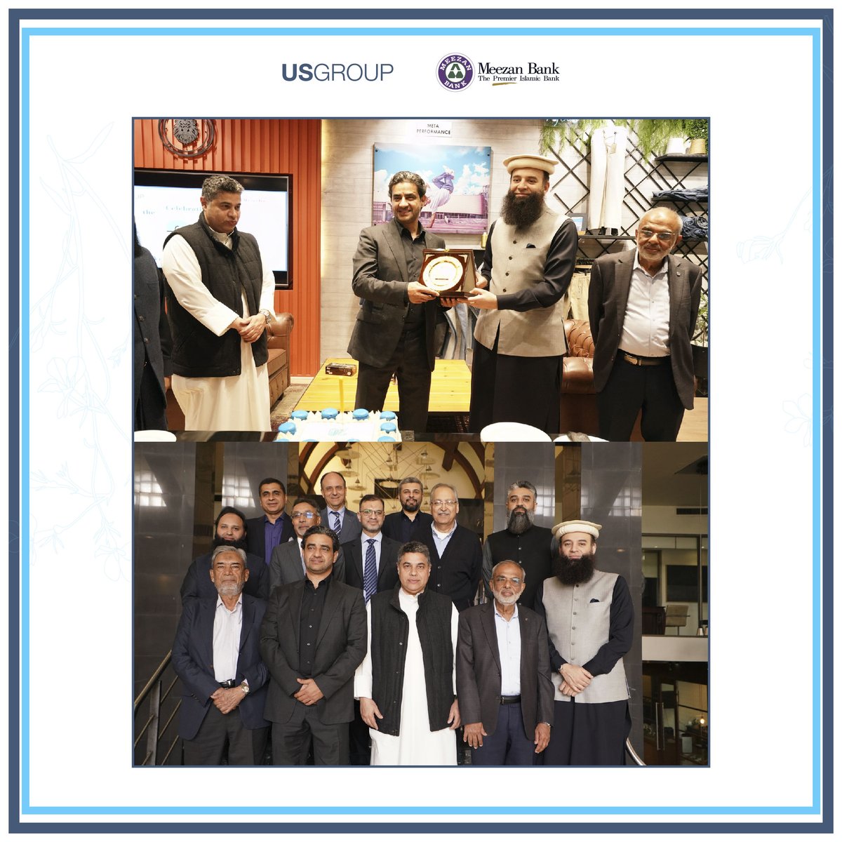 usapparelandtex's tweet photo. For two decades, the steadfast partnership with Meezan Bank has been pivotal in defining our journey towards excellence. Together, we've forged new paths, setting a legacy of shared success.

#MeezanBank #TwoDecadesStrong #USGroup https://t.co/MW9zL697mR