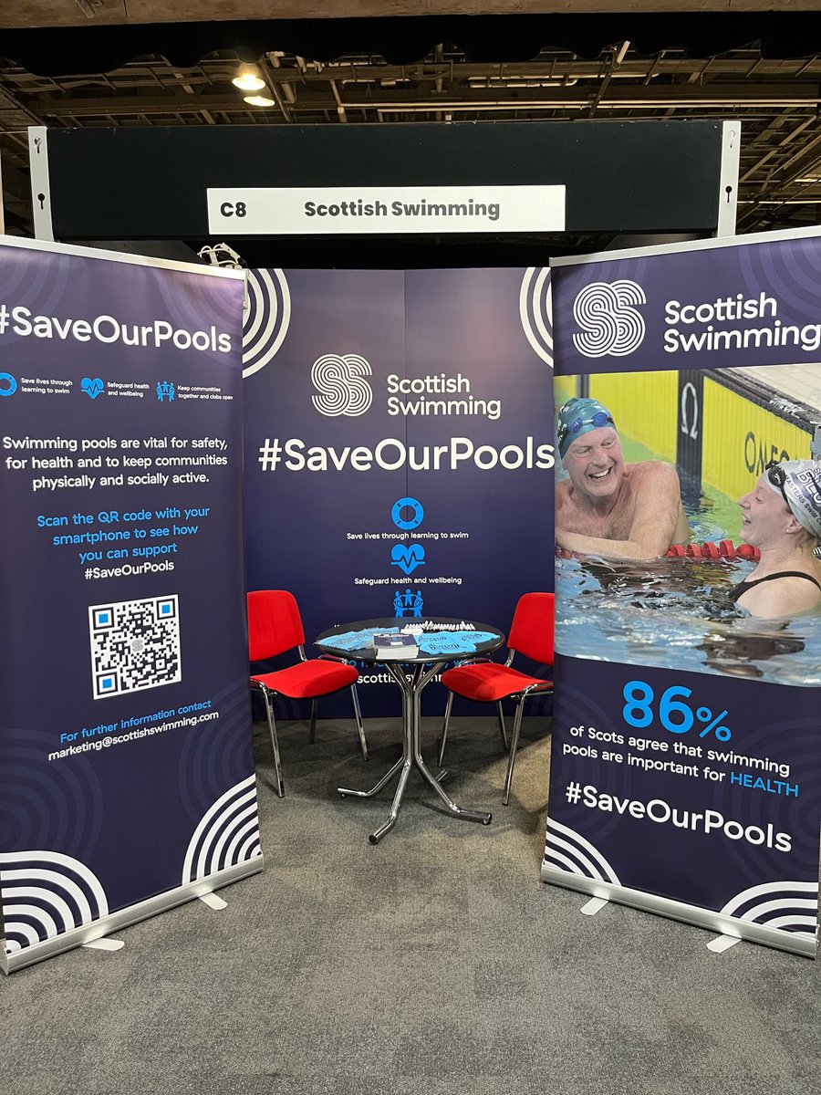 ScottishSwim's tweet photo. We are all set up to bring the #SaveOurPools message to the Scottish Labour Party Conference in Glasgow over the course of this weekend 💙

We are committed to spreading the vital messaging of this campaign across party lines ✅

Sign our petition
👉https://t.co/pbMCENG3ID https://t.co/aRAcViebTX