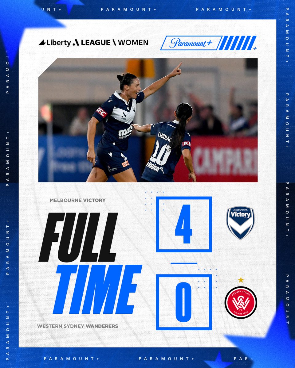 ParamountPlusAU's tweet image. FT | A Melbourne Victory 𝓶𝓪𝓼𝓽𝓮𝓻𝓬𝓵𝓪𝓼𝓼 headlined by outrageous braces from Gielnik and Weinert secures the 3️⃣ points for the home side🪄

Make sure you catch all the highlights and full-game replay from #MVCvWSW on Paramount+ 📺