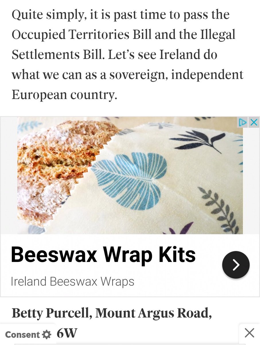 Powerful letter in yesterday's Irish Independent on the horror apartheid Israel is inflicting on the Palestinian people in Gaza and clear calls to action for our government. #GazaGenocide