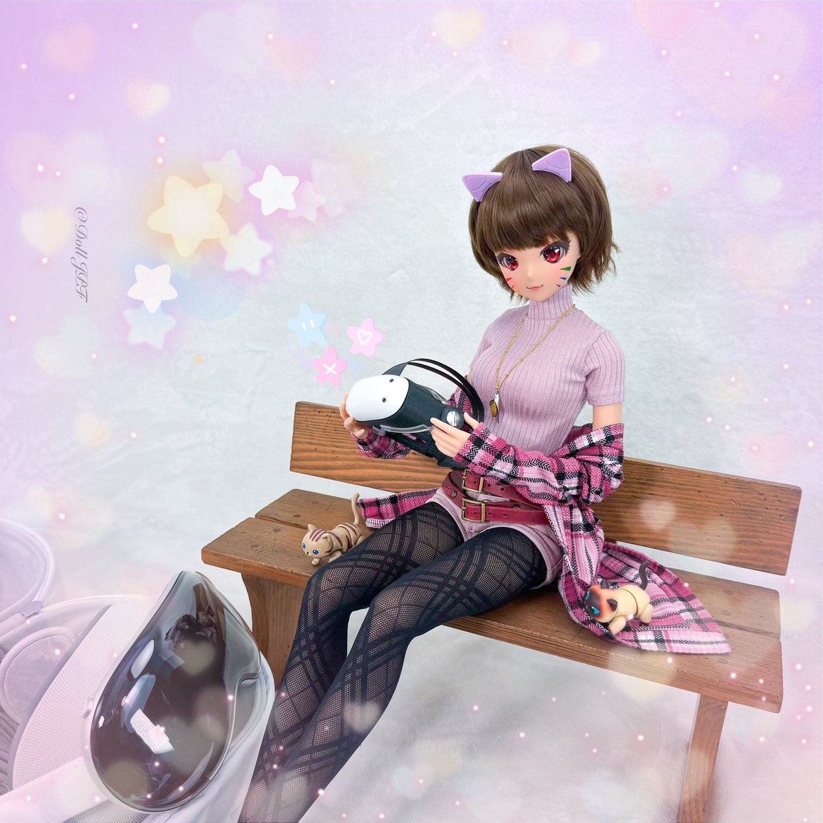 AndroidPDF's tweet photo. 思ちゃん: 仮想空間で一緒に遊ぼうニャ💕 (Ф∀Ф)ฅ
Omoi-chan: Let’s play together in VR meow 💕 (Ф∀Ф)ฅ
#kikonchi #thedollclothier #apple #visionpro #dolfun #vrgoggles #vrゴーグル #smartdoll #smartdollprowess #smartdoll思 #smartdollprowesscinnamon #evolveframe #catgirl #dolljpf https://t.co/QPoK7cQgxS