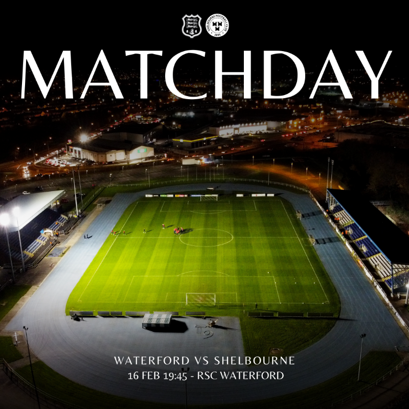 WaterfordFCie's tweet photo. The day is finally here... 

THE BLUES ARE BACK 👊

🆚 Shelbourne FC
🏆 SSE Airtricity Mens Premier Division
🏟 RSC
🕰 7:45pm

#WaterfordFC