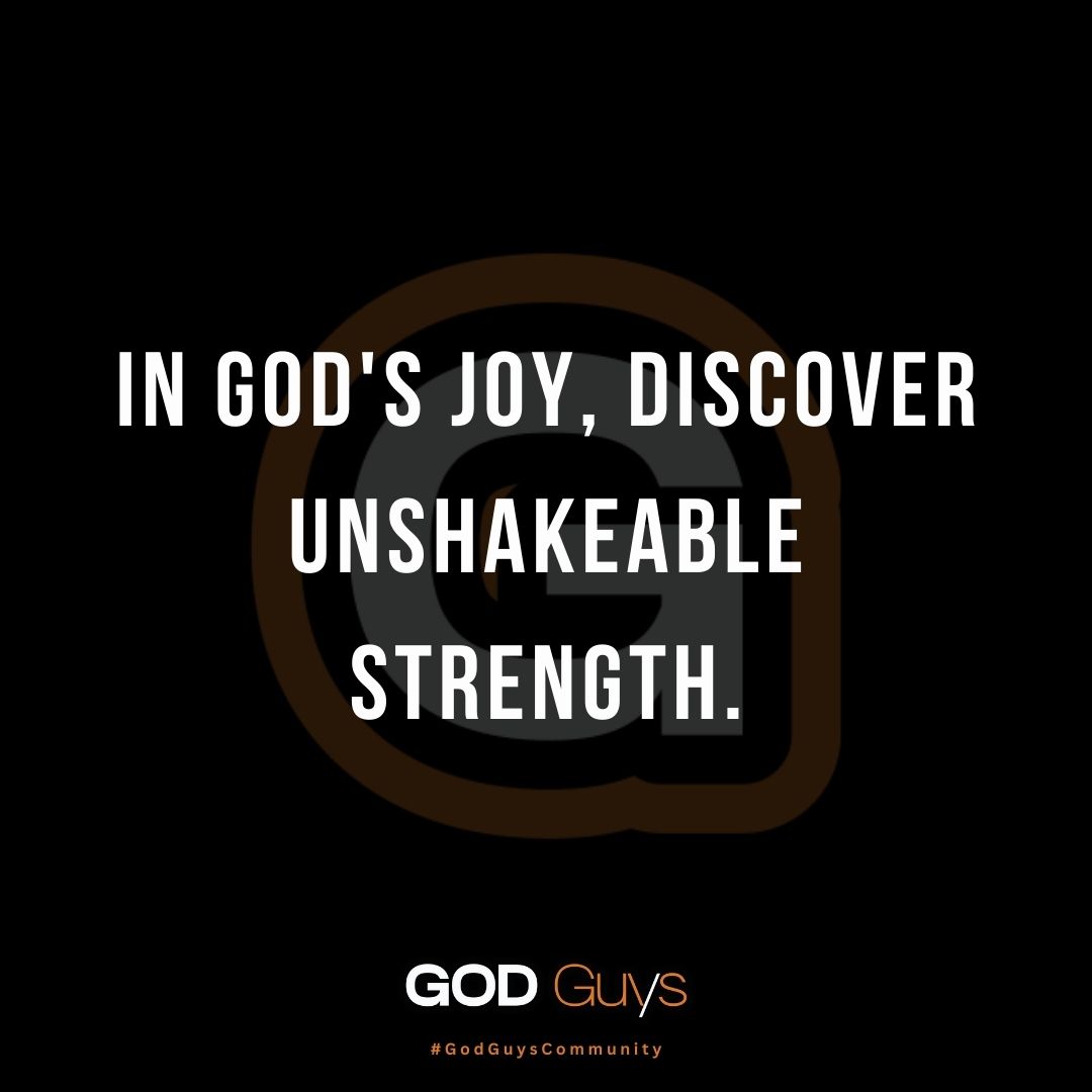 HeyGodGuys's tweet image. Nehemiah 8:10 Do not sorrow, for the joy of the Lord is your strength. #GodGuys #GodGuysCommunity #Joy