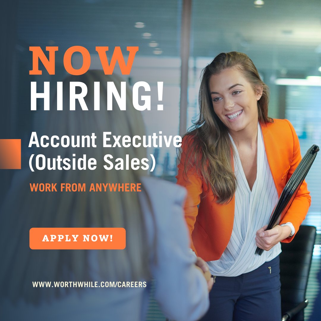 **Join Our Mission to Empower Growth Through Technology**

We're looking for a passionate and dedicated Account Executive (Outside Sales) to join our Business Development team. 

Apply now! 

worthwhile.com/careers/