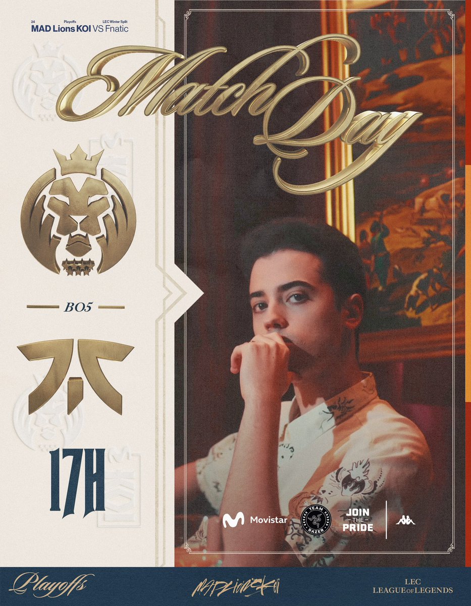 Día grande. El primer mejor de 5 del fin de semana #LEC 

Vamos a hacerlo. Venid, os necesitamos.

#goMADKOI #MDKWIN