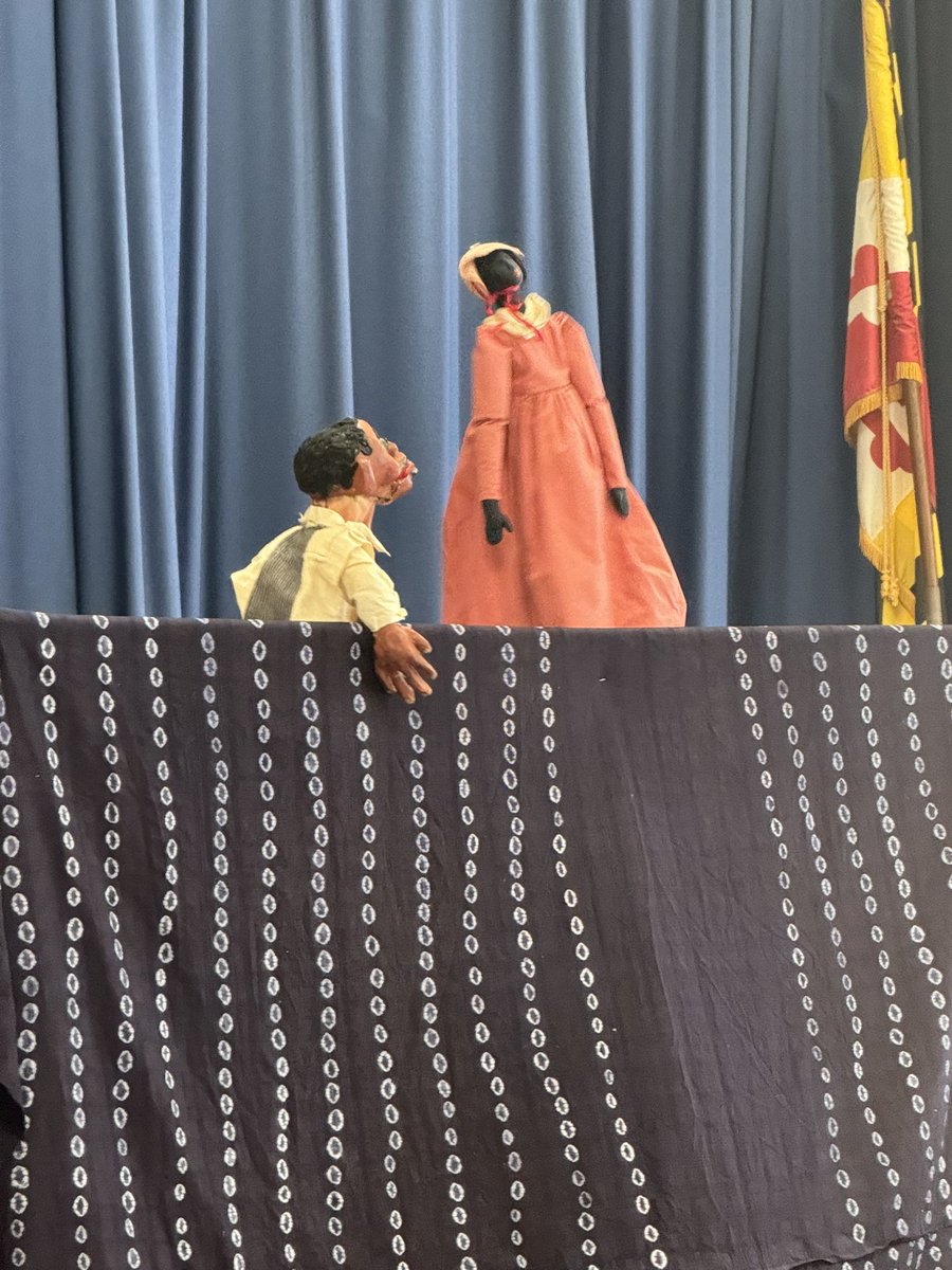 MrsWashington_'s tweet photo. Celebrating #BlackHistory at @MontpelierES w/ A Puppet Show, “Underground Railroad, Not A Subway”  by @SchroederCherr2 @arts4learningmd https://t.co/CMZDlyO9vd