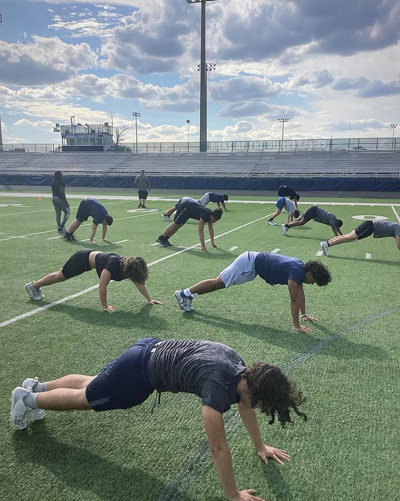 Another day in the office #RISEUp #HawkStrong #HawksNest #LHHSFootball