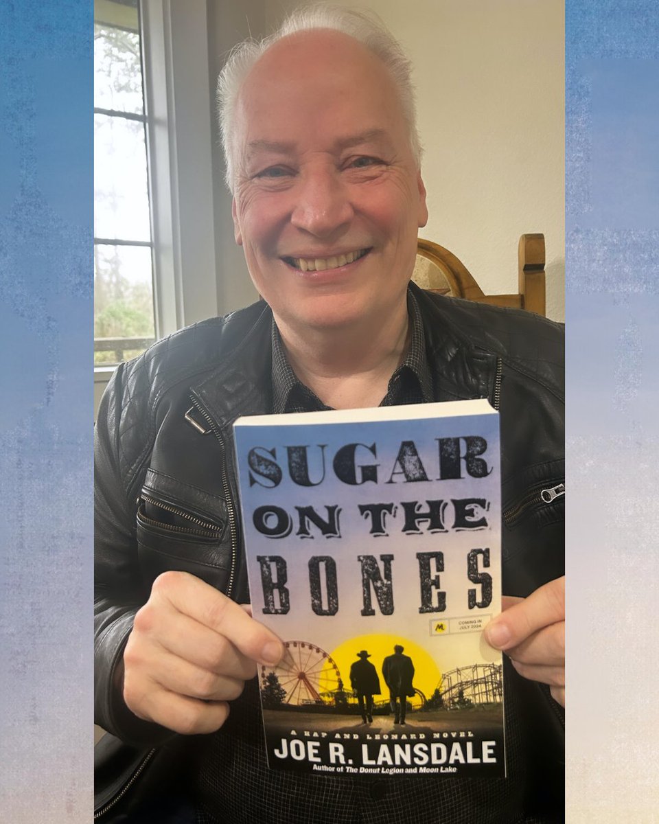 If you missed it, here's the cover for SUGAR ON THE BONES, the new Hap and Leonard novel. You can pre order signed copies from <a href="/murderbooks/">Murder By The Book</a> murderbooks.com/Lansdale-Borgos

RTs and shares appreciated!
#hapandleonard