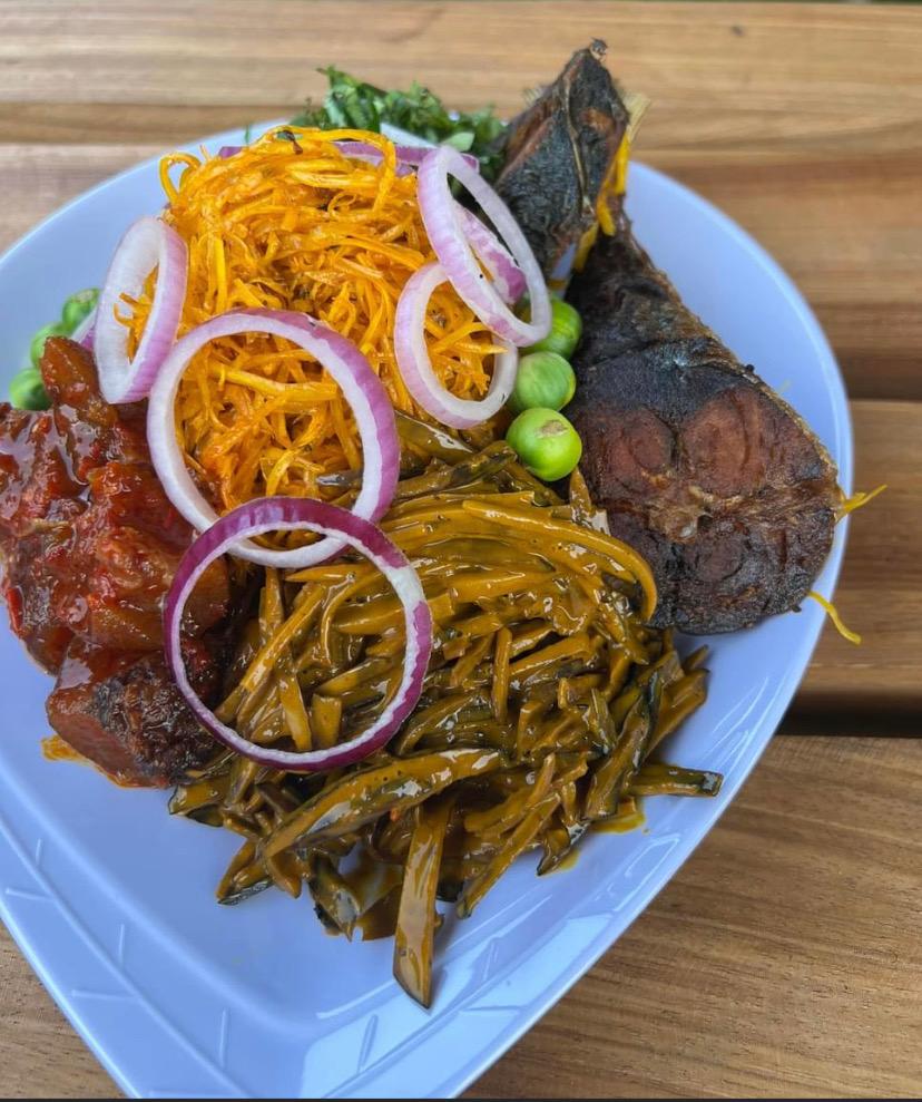The legendary Abacha.

Remove just one thing from the plate 🤔

#FoodFriday 
#CoalCityConnect