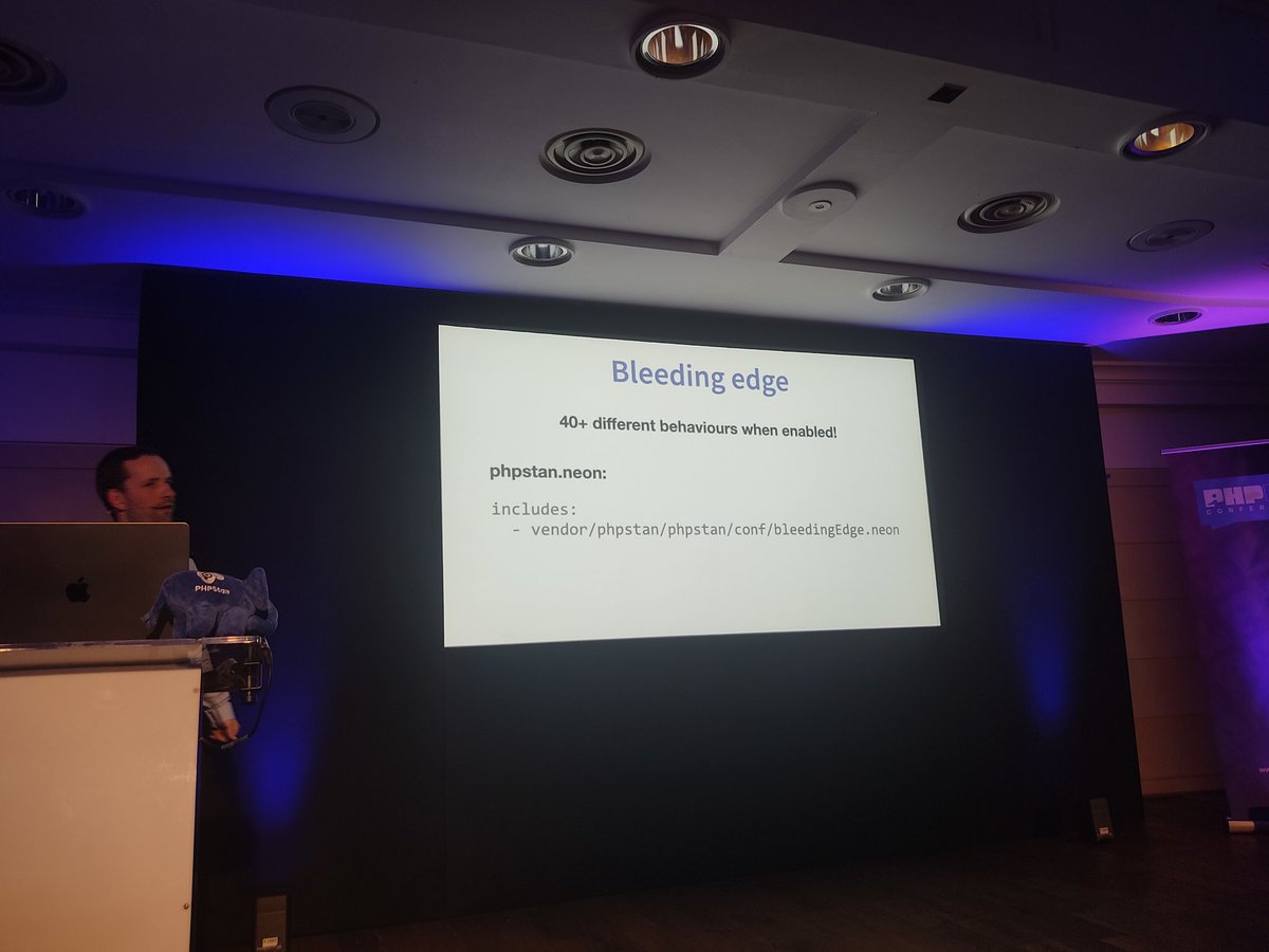 Did you know that <a href="/phpstan/">PHPStan</a> uses feature flags. <a href="/OndrejMirtes/">Ondřej Mirtes</a> shared that at <a href="/PHPUKConference/">PHP UK Conference</a>

#phpuk24