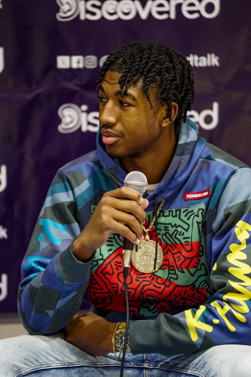 DiscoveredTalk's tweet photo. This week we will have 6’6” athletic Wing Sheen Sanders Jr. from @TheCruNews  #Discoveredtalk #Weseeyou https://t.co/TdE4jlrBJY