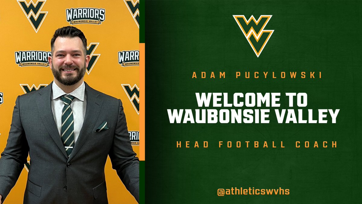 We are excited to announce the hiring of Adam Pucylowski as our new head football coach at 'The Original Valley!! #BeWV @WVTV @WVHSStipp @WaubonsieValley