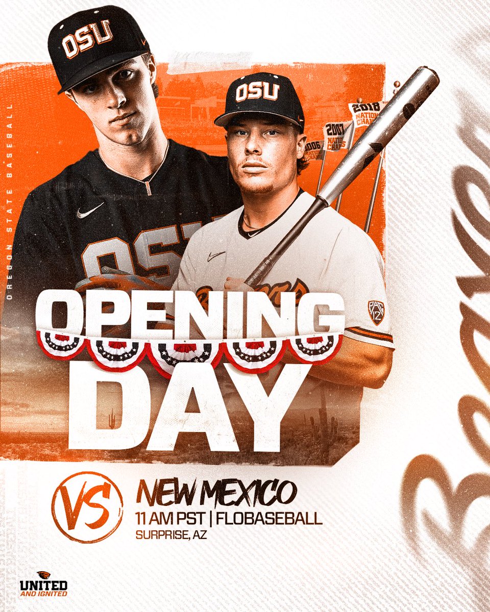 BeaverBaseball's tweet photo. 🗣️ OPENING DAY

It’s time

Let’s go!

#GoBeavs https://t.co/jWCjLSy5eP