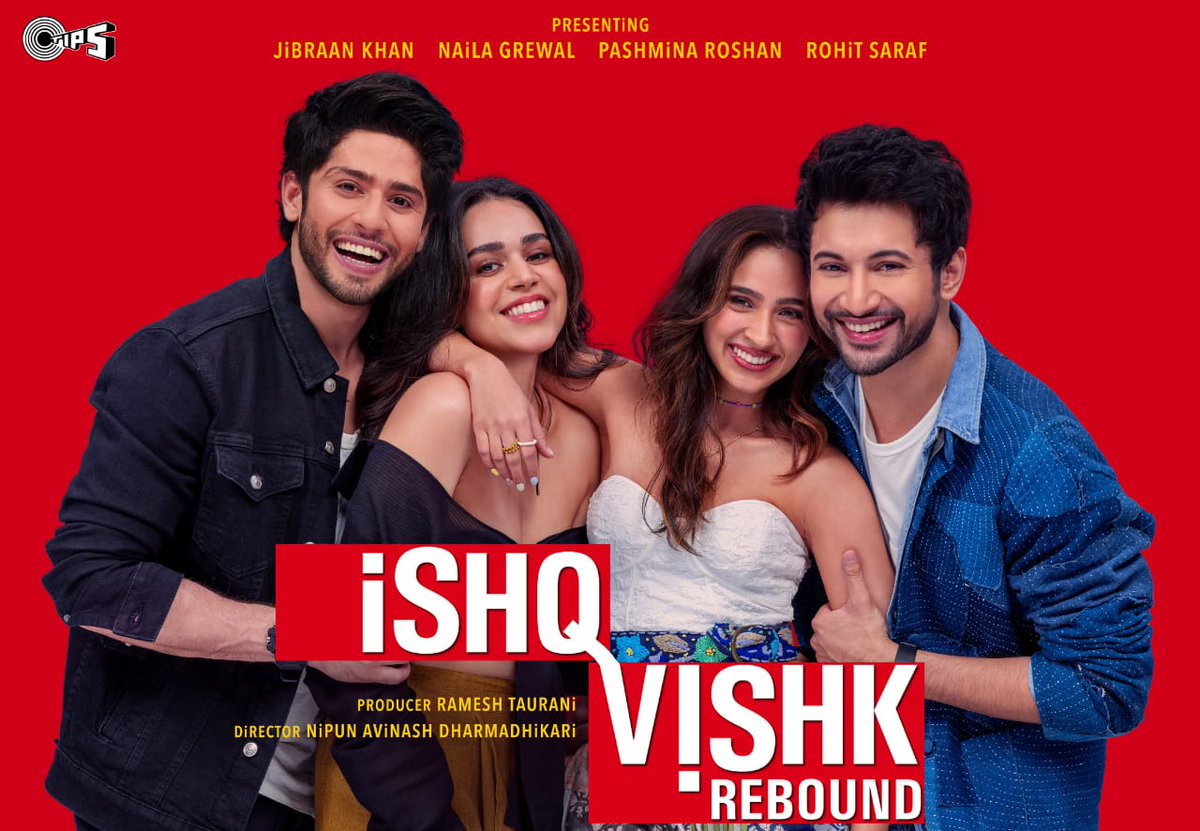 Ishq Vishk's new installment #IshqVishkariBound has got a theatrical release date of 28th June. Staring #RohitSaraf #PashminaRoshan #JibraanKhan and #NailaGrrewal.