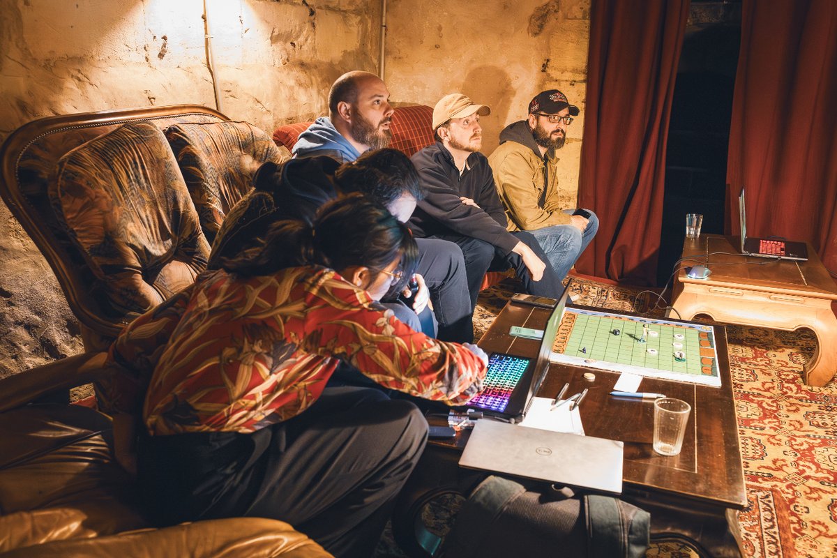 LaHordeTech's tweet photo. 🎮 Présentation de « Le Jeu du Berger » créé par le groupe de Amaya, Adelina, Lucas, Justin, Nicolas, Florian et Hugo. Merci au jury composé par Guillaume L, Bryan, Lucas et Williams. 🎲
#gamedev #bordeaux #jeuxvidéo #lahorde #devschool #programmation #gaming https://t.co/6JqeZIOPnF