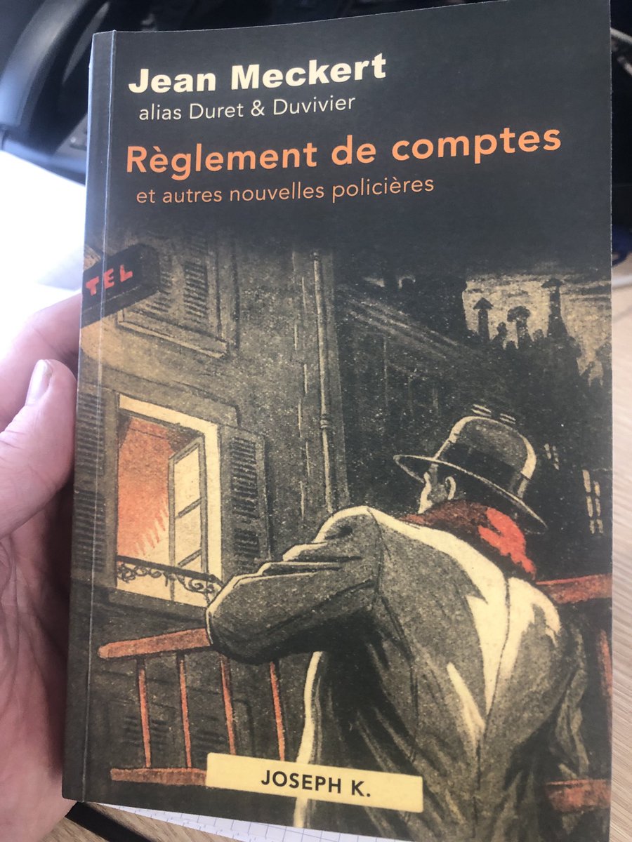 StephanePajot44's tweet photo. L’éditeur Joseph K. de #Nantes publie un recueil inédit de nouvelles policières de Jean Meckert (1910-1995) alias Jean Amila, des pépites retrouvées sous le nom de « Règlement de comptes ». Le chaînon manquant entre la littérature noire et la blanche de Meckert #Readlire https://t.co/U6LVixJBAn