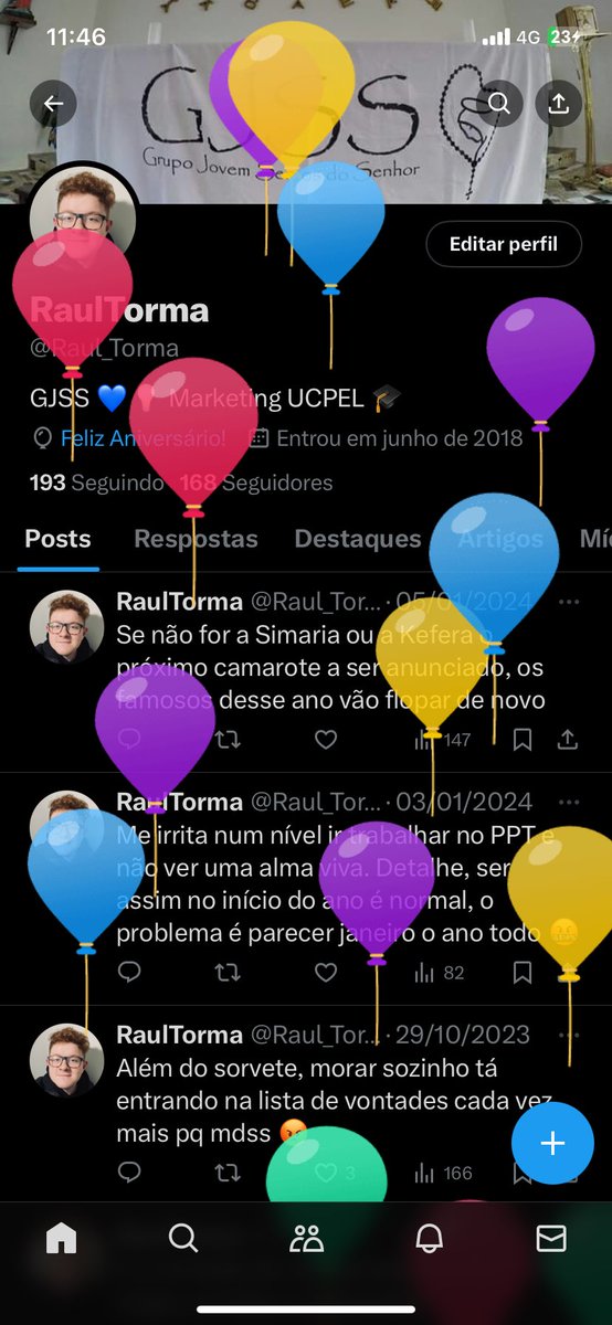 Raul_Torma's tweet photo. Elon Musk não tirou os balõezinhos 🎉🥳 https://t.co/iEISFM7MjP