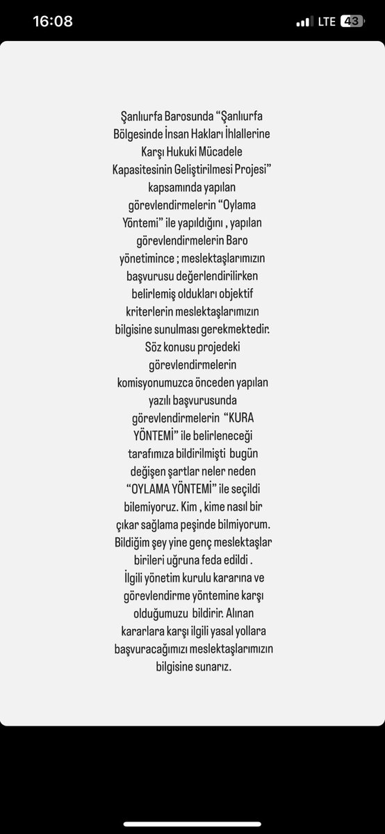 <a href="/UrfaBarosu/">Şanlıurfa Barosu Başkanlığı</a> #urfabarosuadilol