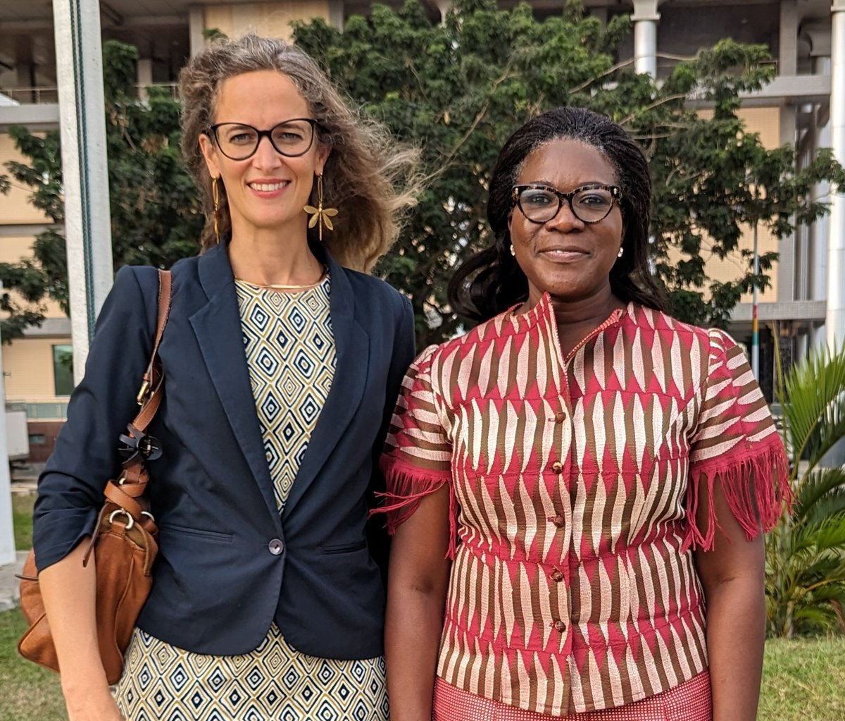 It was a great pleasure to meet again with my colleague diplomat, former Ambassador of <a href="/GhanainBelgium/">GhanainBelgium</a> <a href="/SenaSBoateng/">Sena</a>, in her new functions!