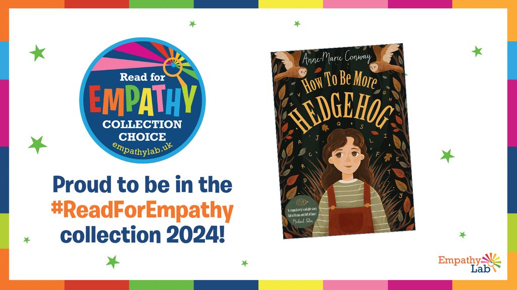 How to be More Hedgehog by @amconway_author is in the Read for Empathy collection 2024! 🤩🦔@EmpathyLabUK Download the FREE Primary Guide now at empathylab.uk/RFE-2024