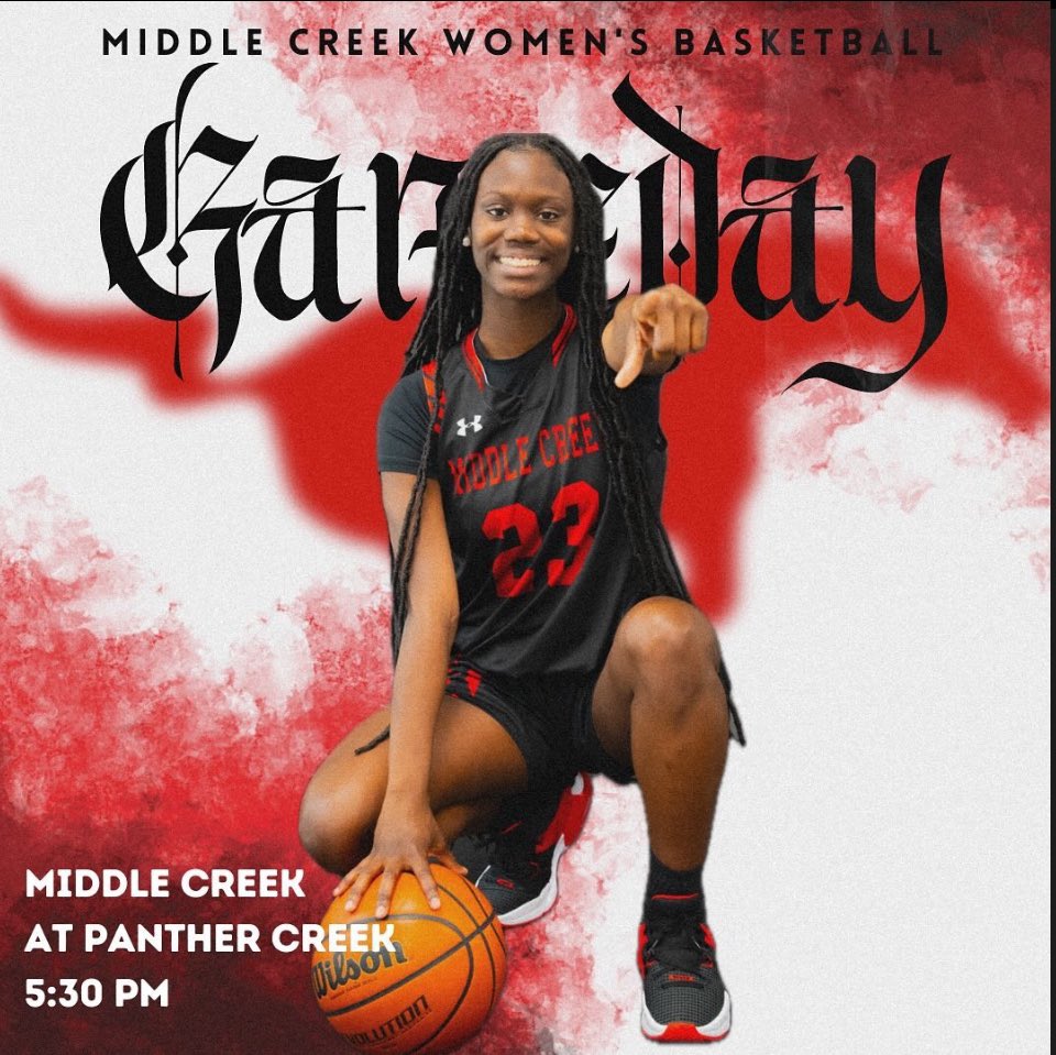 BIG GAMEDAY VS PANTHER CREEK
MENS HOME @ 7
WOMENS AWAY @ 5:30
🔴RED OUT🔴
BE THERE