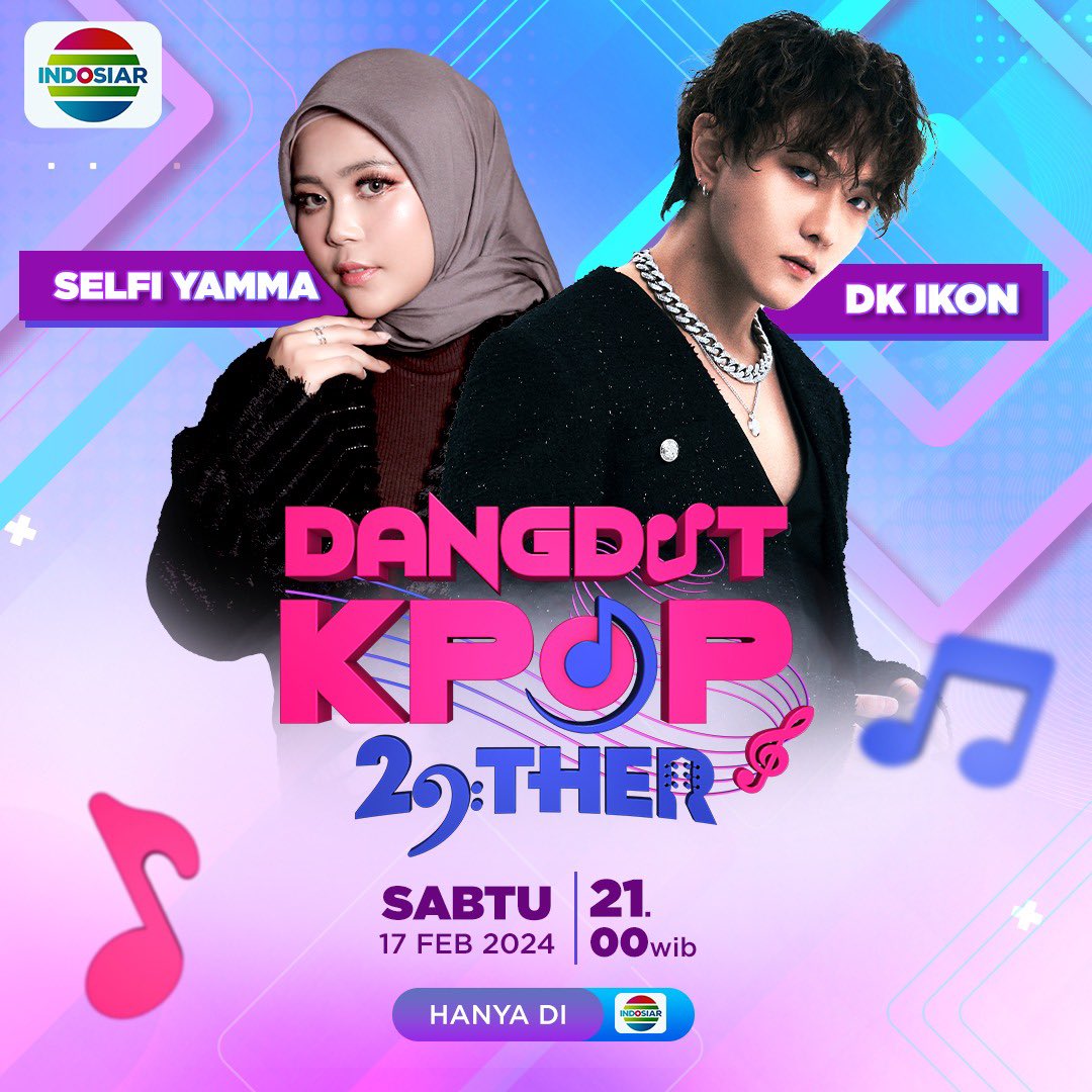 Bestie yorobun!!

Udah siap belum nih nonton episode 5 #DangdutKpop29ther hari Sabtu besok? 😍

Akan ada kejutan dan kolaborasi dari Selfi Yamma dan #DK <a href="/_dong_ii/">그냥</a> loh! Jangan sampai ketinggalan yah!

Saksikan #DangdutKpop29ther Sabtu 17 Februari pkl 21.00 WIB hanya di Indosiar