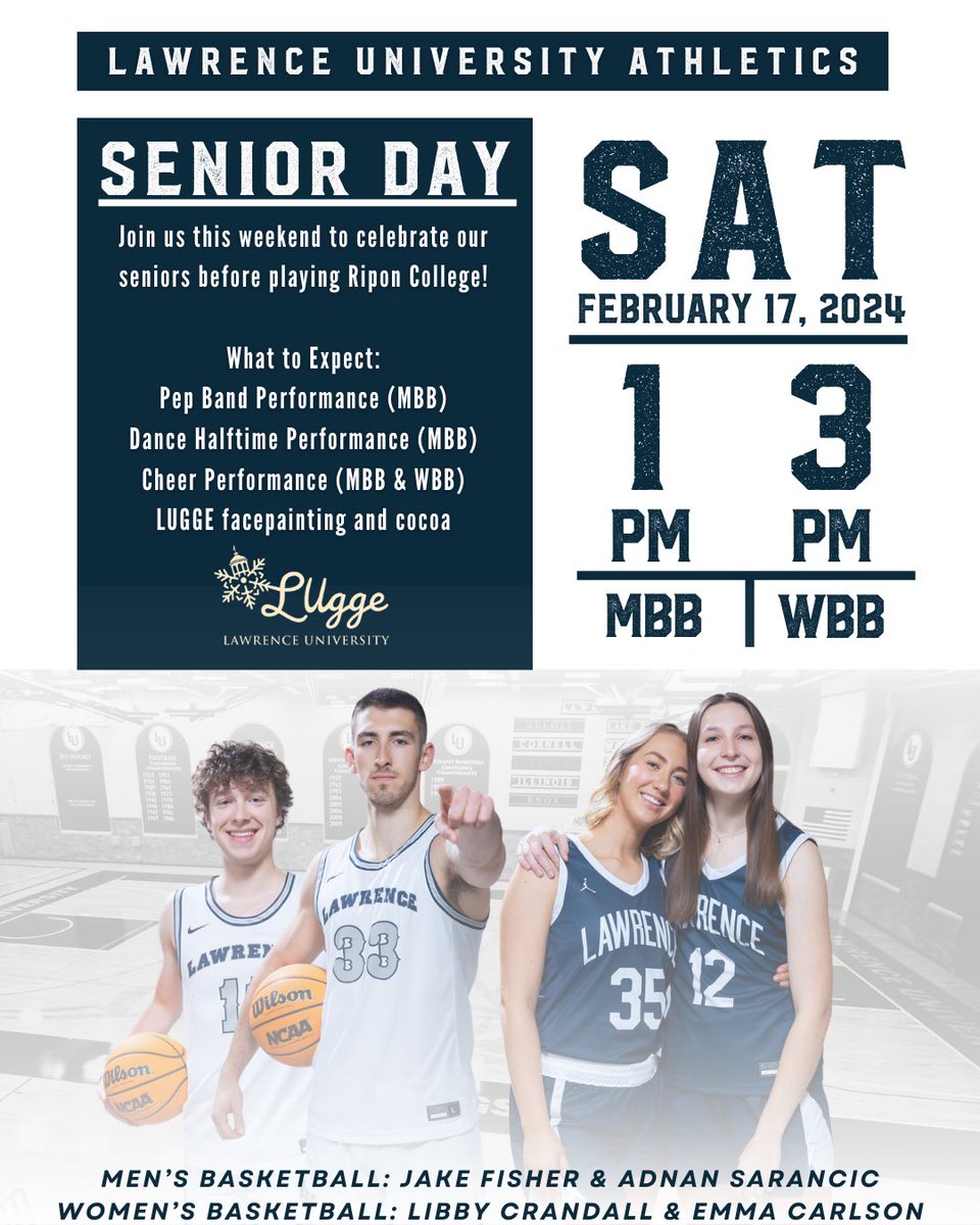 Lawrence Women’s Basketball tweet media