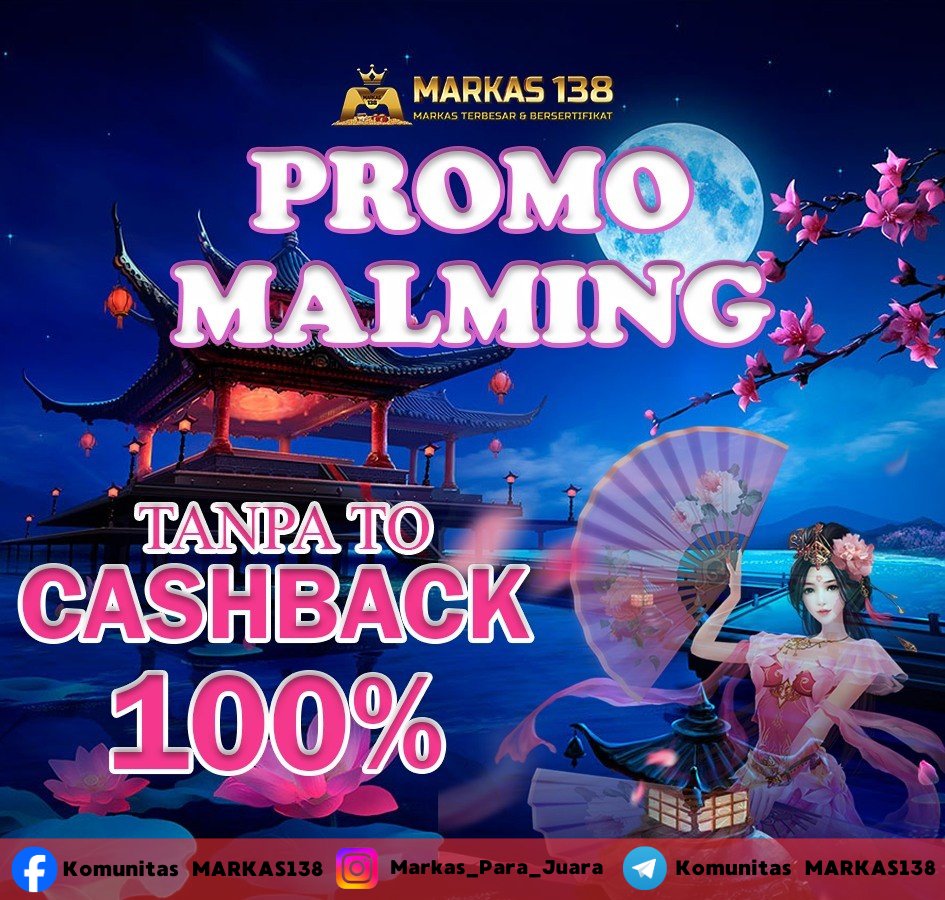 Markas_138's tweet photo. 💥EVENT MALMING CASHBACK 100%💥CLAIM SEKARANG SEBELUM LIMIT 
Anda Rungkad Kami Yang Ganti💯! Claim sekarang juga !! Situs Nomor 1 Di #ASIA 
➡️𝐋𝐈𝐍𝐊 𝐉𝐎𝐈𝐍 : https://t.co/sTtTMX1jbf

#Markas138 #slotgacor #slotonline #slotpg #slotterpercaya https://t.co/rskdGYSc7r