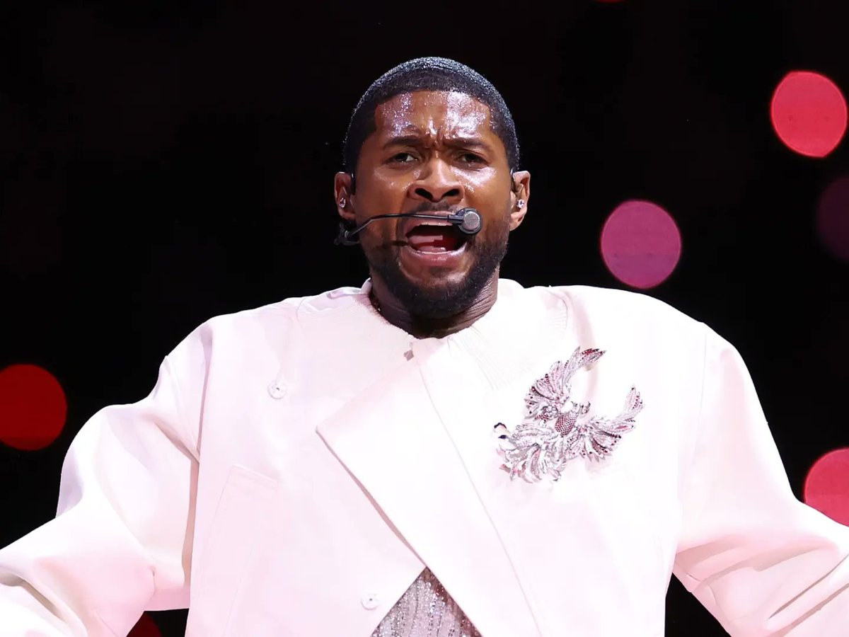 Usher’s streams went up 550% on Spotify following Super Bowl performance 🫨