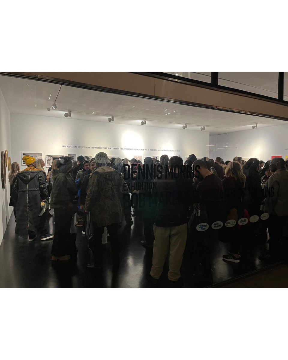 “Portraits of the King” is now open at 28 Old Burlington street, London W1! I am at the gallery most days, come &amp; say hello!  We are open daily 11 am to 6 pm - free entry  Thank you to all of you who came last night, Positives Vibrations only! #BobMarley by #DennisMorris