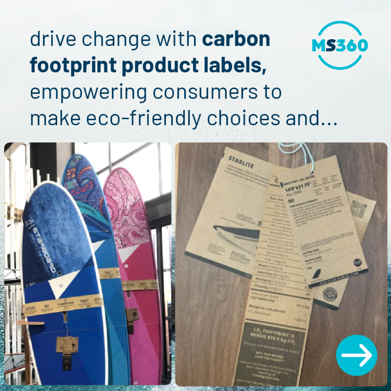 MarineShift360's tweet photo. What can you do with your Lifecycle Assessment (#LCA) results from #MarineShift360? Starboard World Limited is making waves in transparency! Swipe through below to read more about their #sustainability journey!

#Starboard #Surfing #CarbonFootprint #GreenFuture #jointheshift