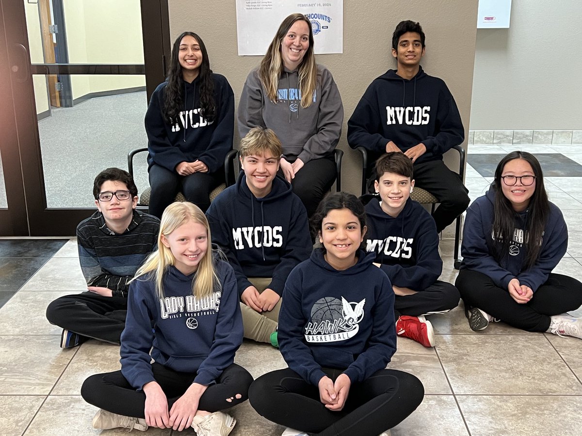 MathCounts Maumee Valley Country Day team.   Good luck