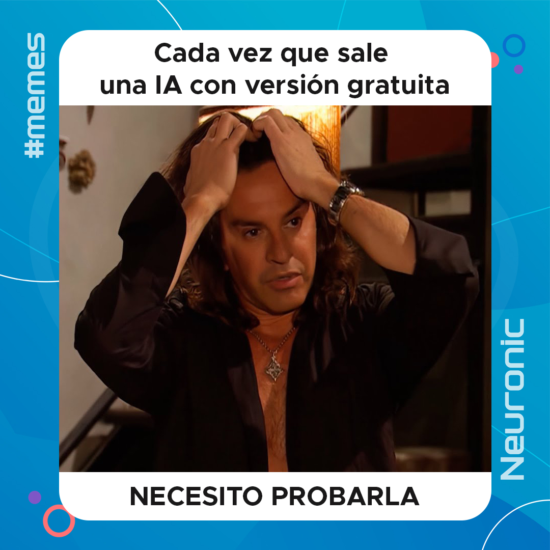 neuronicti's tweet photo. 𝗢𝗽𝗲𝗻 𝗔𝗜 anunció que pronto podremos hacer videos a través de prompts en 𝗦𝗼𝗿𝗮 y dentro de nuestro equipo tenemos varias personas que están ansiosas por su lanzamiento  

Etiquetá o enviá este meme a esa persona que es así

#AI #sora #OpenAI #technology https://t.co/2qH1hH1UK2