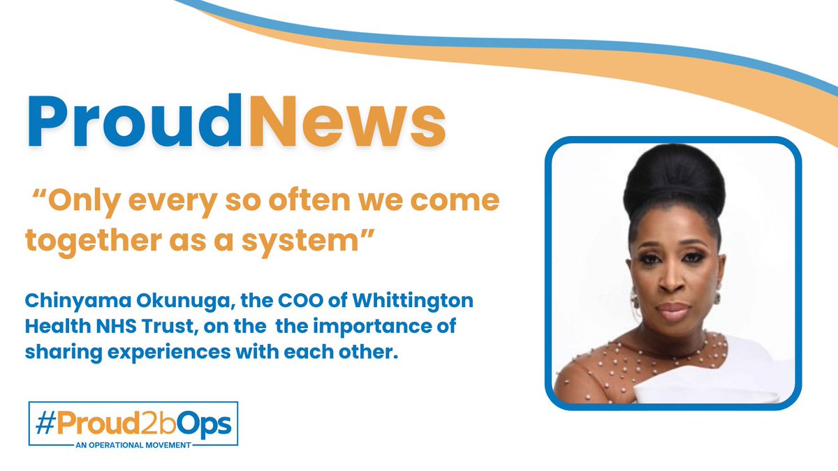 💬 “Only every so often we come together as a system” In this interview with @COkunuga, Chief Operating Officer at @WhitHealth, find out to what she had to say about the importance of sharing experiences with each other. Read the full interview here 👉 proud2bops.org/news