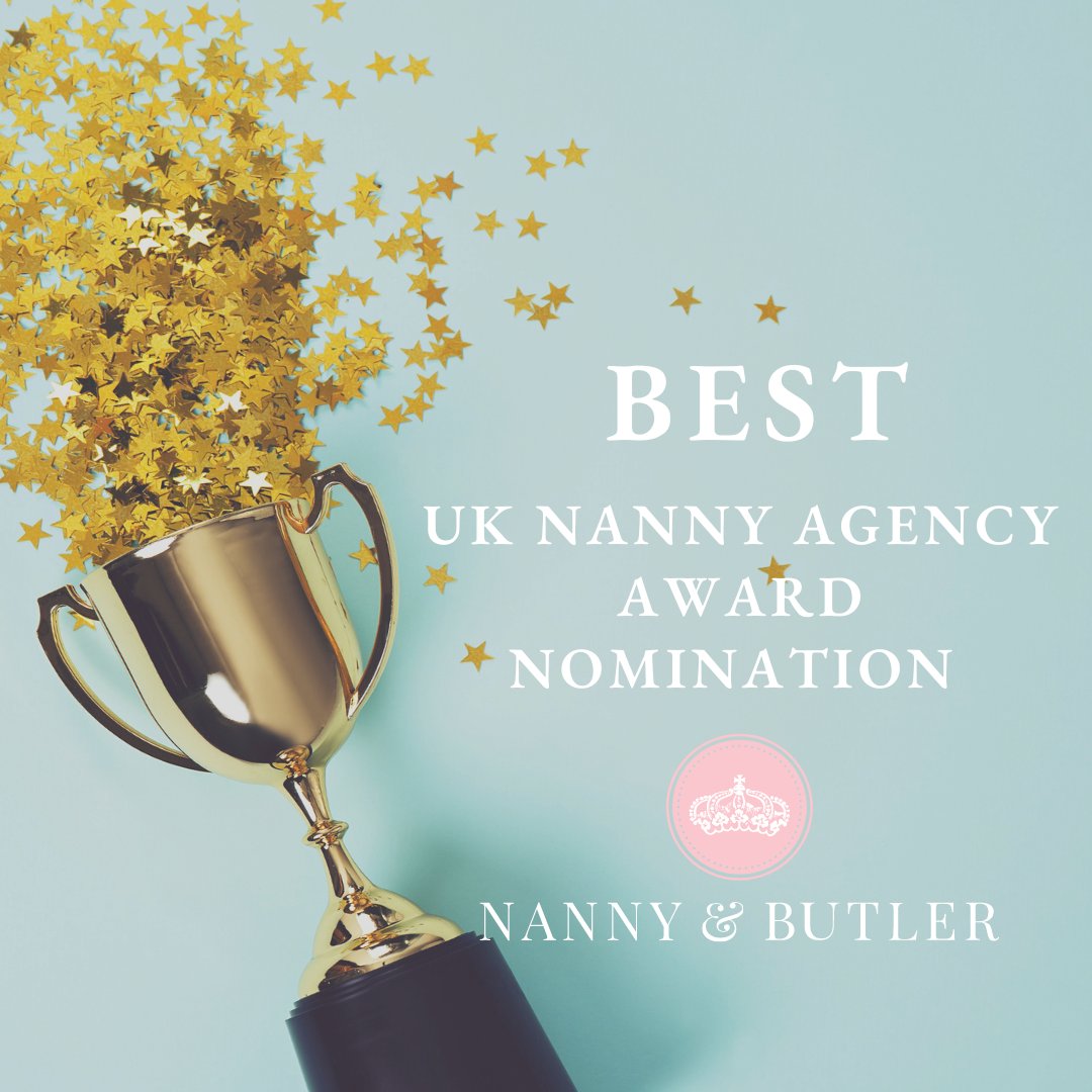 We're thrilled to announce that Nanny &amp; Butler has been nominated by UK Nanny Ltd for this year's Best UK Nanny Agency Award! 🏆. The Awards will be held on Sunday 9th June at Bush Hall London ✨.

Let's continue to strive for excellence together 🎖️.
