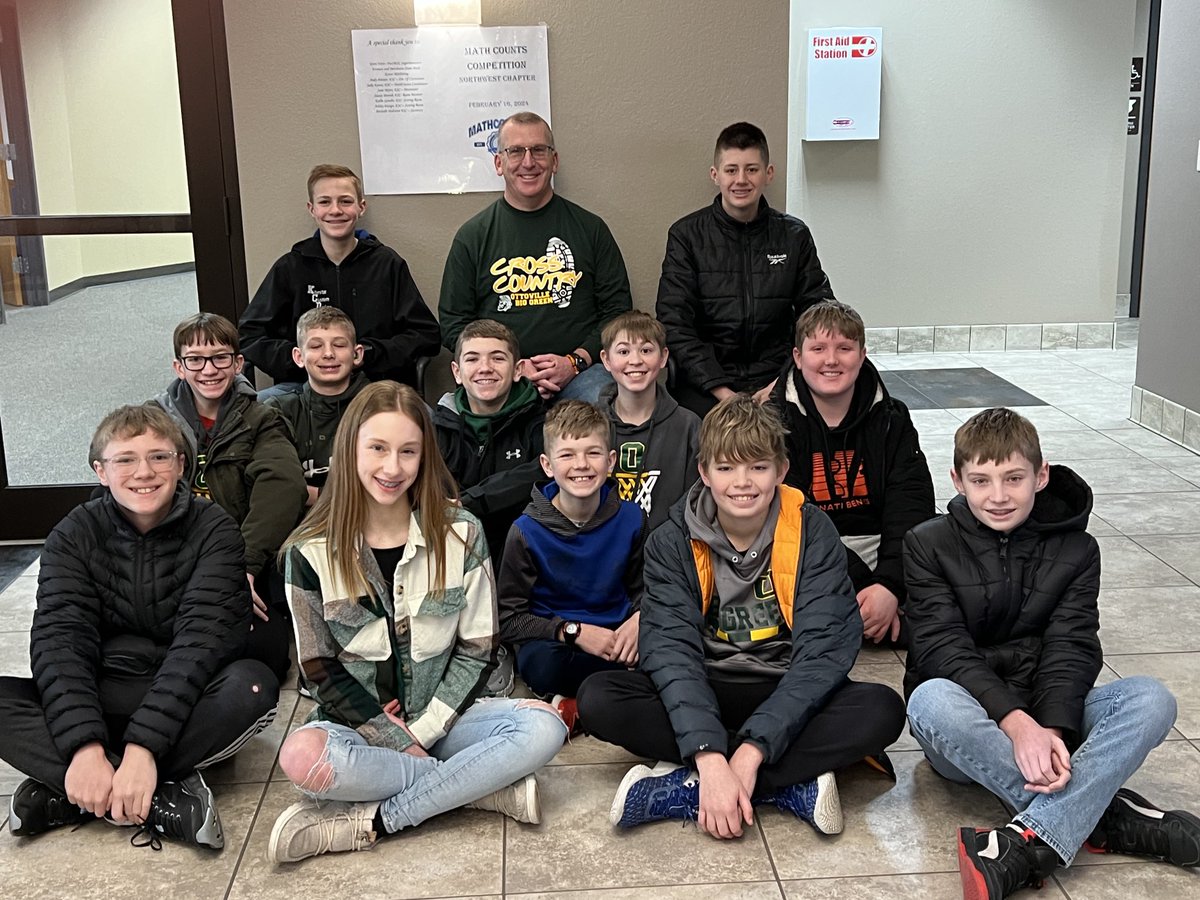 MathCounts Ottoville team.   Good luck