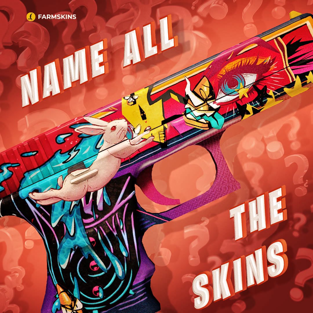 farmskins's tweet photo. Are you watching closely? Can you name all the skins? 👀

Of course, we cannot leave you without prizes. We will giveaway cool bonuses among everyone who gives the correct answers 🎁

How to enter: 
✅ Follow @farmskins 
❤️Like the post
💫RT the post
⭐️Name the skins https://t.co/vHcmSV81WR