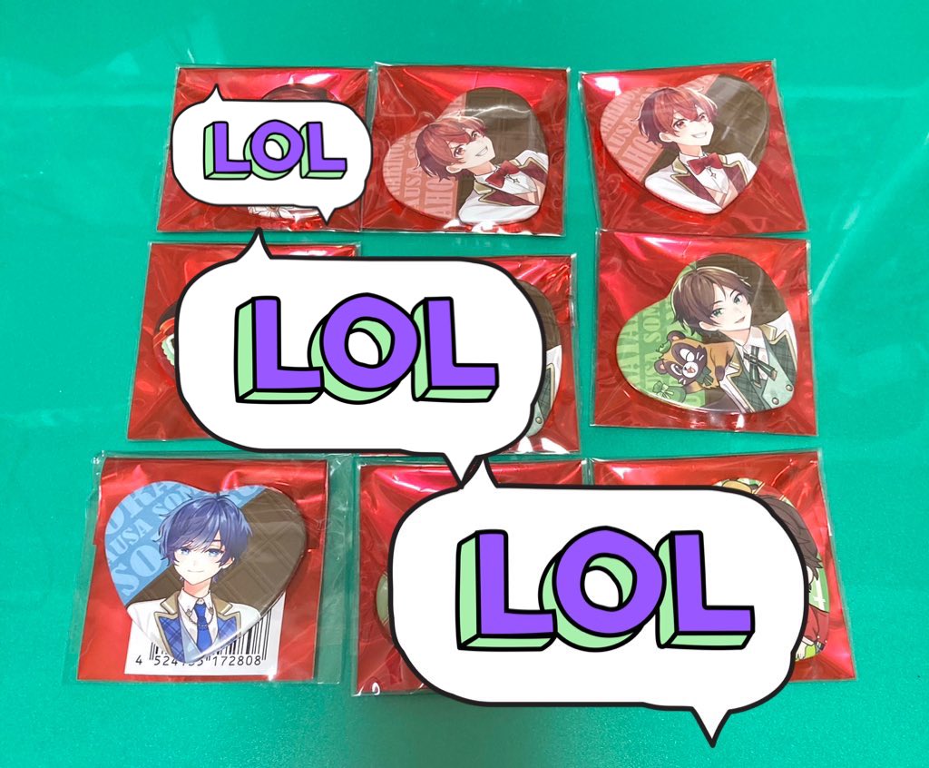 そらまふうらさか 缶バッジ 交換 

求：🤍タキシード
譲：画像参照
❤️タキシード2💚タキシード1💙タキシード1

17.18での現地手渡しです
お気軽にお声掛けください🙇