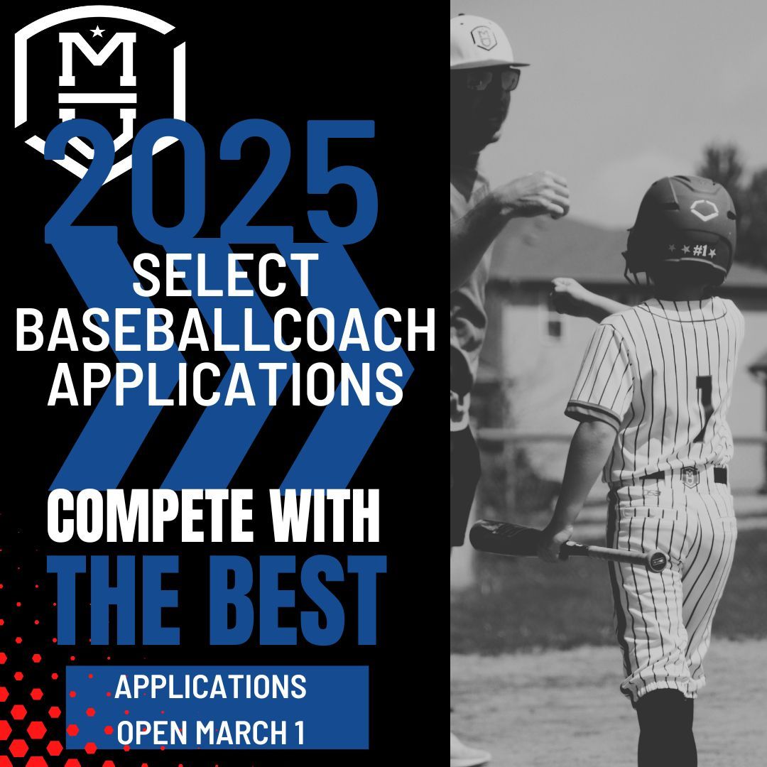 Competitive 7U &amp; 8U Baseball Coaches Needed For The 2025 Season! Come join the largest Select Organization in the State! Applications for the 2025 Competitive Season opens on March 1st! 

Want to learn more about our Competitive ⚾ Program? buff.ly/49f95w9