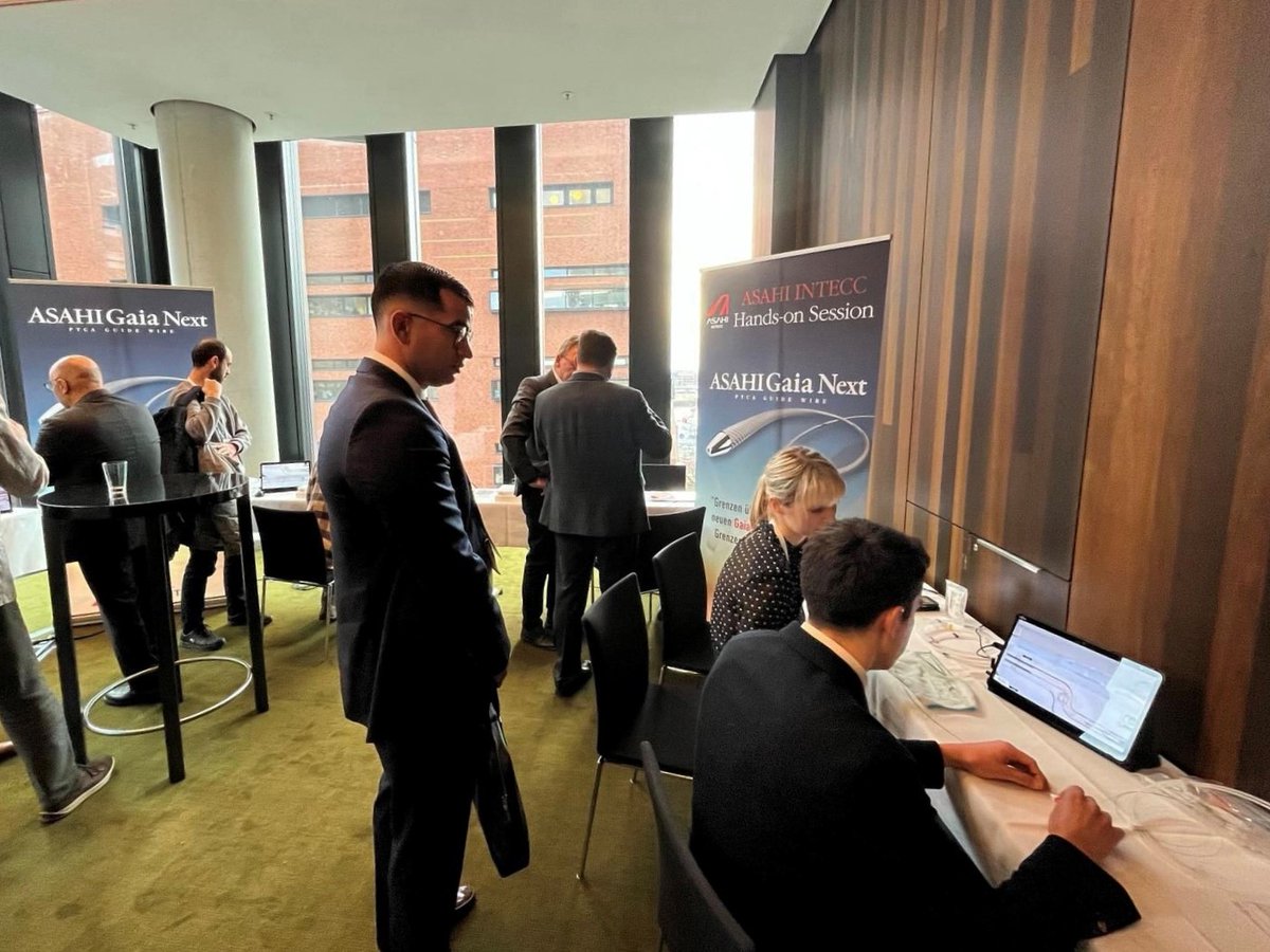 Asahi_Intecc_EU's tweet photo. #AsahiIntecc Europe is proud to sponsor the 1st edition of #GermanyCTO&CHIP.
#GaiaNext has just been used for the first time ever during a live case in Europe! Stop by our booth and learn how to master the manipulation of Gaia Next through hands-on training on our ETOSS! https://t.co/LjNaTpTe53