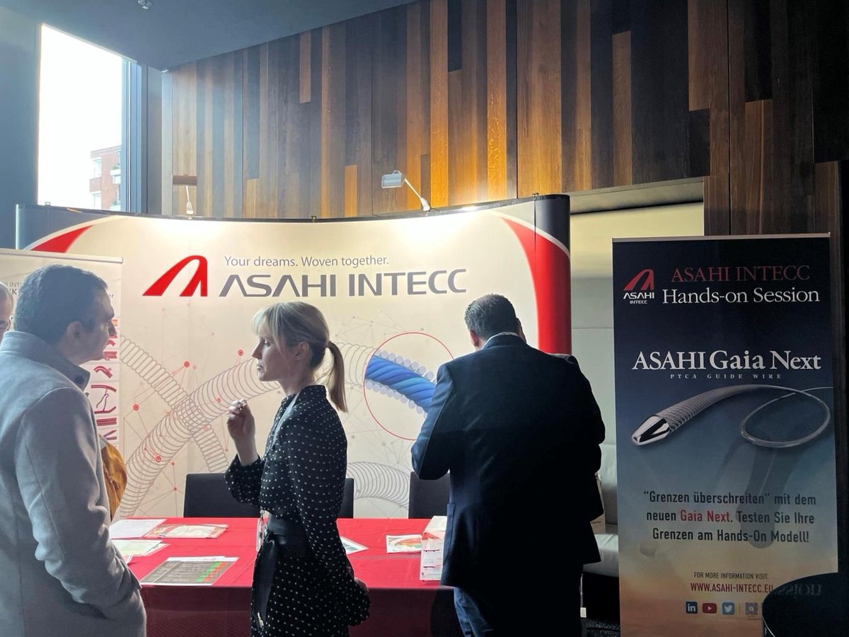 Asahi_Intecc_EU's tweet photo. #AsahiIntecc Europe is proud to sponsor the 1st edition of #GermanyCTO&CHIP.
#GaiaNext has just been used for the first time ever during a live case in Europe! Stop by our booth and learn how to master the manipulation of Gaia Next through hands-on training on our ETOSS! https://t.co/LjNaTpTe53