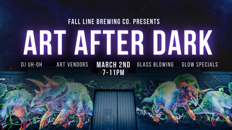 MaconGaSoul's tweet photo. Don't miss Fall Line Brewing Co.’s first Art After Dark Festival! 🎨✨
Entry is free, and you won't want to miss the transformation of this space into a neon-glowing art gallery! #VisitMacon #WhereSoulLives #ArtAfterDark #ArtFestivals #PublicArt #FallLineBrewing https://t.co/QteuuYZ3vc