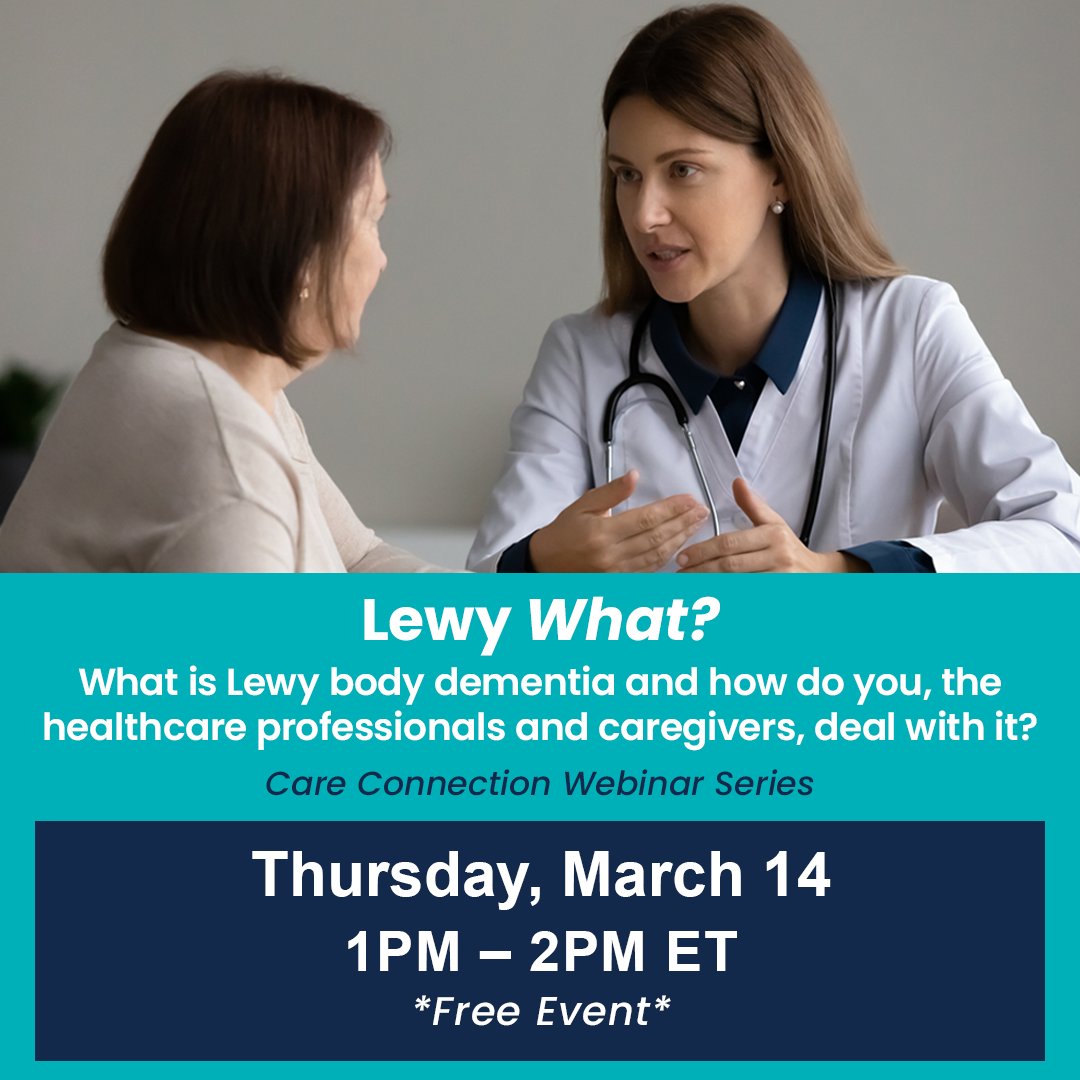 alzfdn's tweet photo. ➡️ Join us on March 14 to discuss LEWY BODY DEMENTIA  with Norma Loeb, founder and Executive Director of the Lewy Body Dementia Resource Center (LBDRC), and Mary Lou Falcone, an internationally known classical music publicist.
🔗 Register here: https://t.co/9VoLrr172K
#alzheimer https://t.co/WXAkQugO91