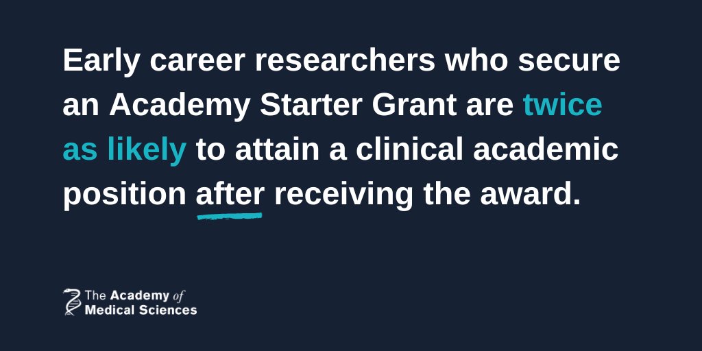 acmedsci's tweet photo. Clinical Lecturers - there's still time to apply for our Starter Grants.

These grants provide up to £30k 💸 for direct research costs &amp; can help you gather data to strengthen bids for longer-term funding.

Apply by Monday 4 March: https://t.co/JD7gPkTDVu https://t.co/sZrdGT8e94
